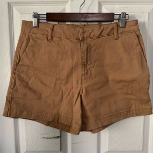 Banana Republic Women's Tailored Shorts in tan Size 8